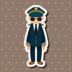 captain theme elements vector,eps