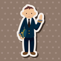 captain theme elements vector,eps