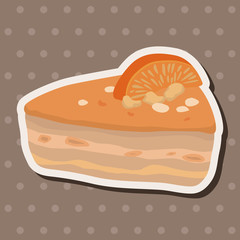 decorating cake theme elements vector,eps10