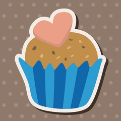 decorating cake theme elements vector,eps10