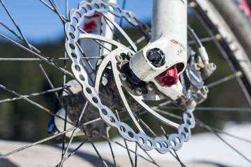 Bicycle disk brake.