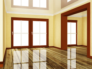 empty room wiht a doorway