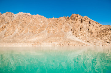 Fototapeta na wymiar Attabad Lake in Northern Pakistan