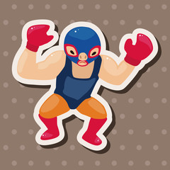 Wrestler theme elements