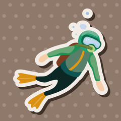 diver theme elements