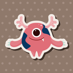 bizarre monster theme elements