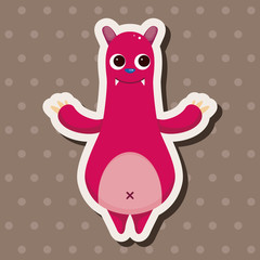 bizarre monster theme elements