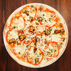 seafood pizza