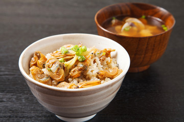 あさりご飯