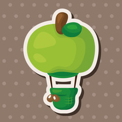 style hot air balloon theme elements