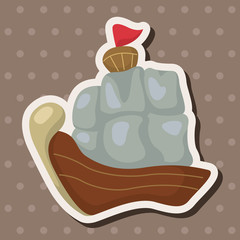 Transportation boat theme elements