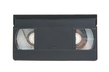 Obraz premium old classic videotape on white background