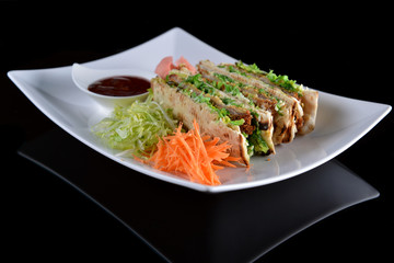 sandwiches with meat