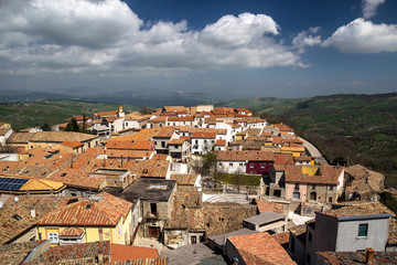 Panorama  dal Castello Ducale di Bisaccia (Avellino)