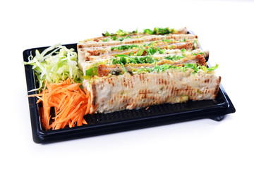 sandwiches with meat