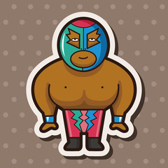 Wrestler theme elements