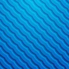 blue 3d wavy background. It is seamless without the top layer
