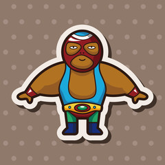 Wrestler theme elements