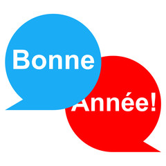 Icono texto Bonne Année!