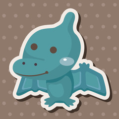dinosaur cartoon theme elements