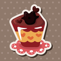 decorating cake theme elements