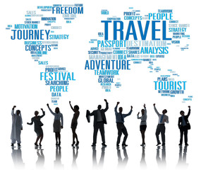 Travel Explore Global Destination Trip Adventure Concept