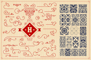 Seamless Patterns and accents