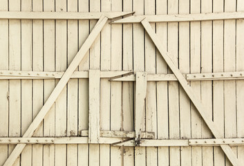 Old wooden gate