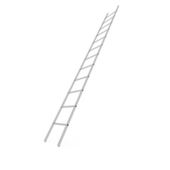 Metal ladder isolated on white background, 3d