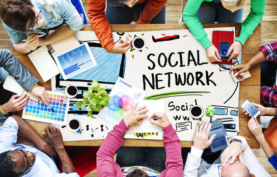 Social Network Social Media Internet WWW Web Online Concept