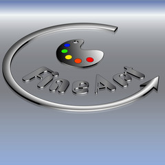Logo fineart palette