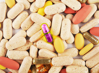 Various drugs pills supplements