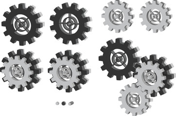 Set of gears