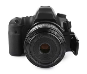Fototapeta premium digital photo camera isolated on white