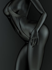 Black Female Body Art