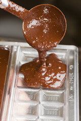 Ingredients for preparation of artisanal chocolate bar