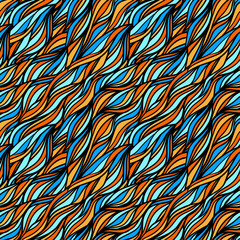 Seamless wave pattern