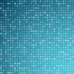Squares blue technology pattern.