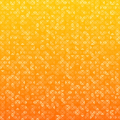 Fototapeta premium Triangles orange technology pattern.