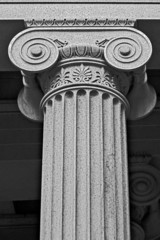 column architectural detail and symbolism