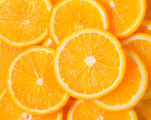 Orange Slices Background