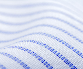 Striped cotton fabric