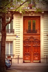 Paris, France. Filtered retro style.