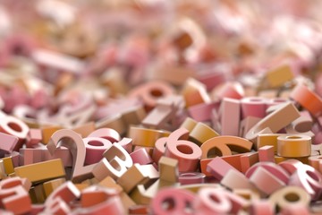 Infinite numbers background