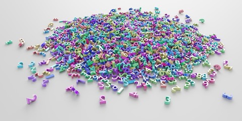 Infinite numbers background