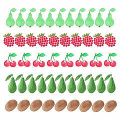 Set of vector design elements and page decoration, dividers and