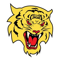 Tiger Head Mascot