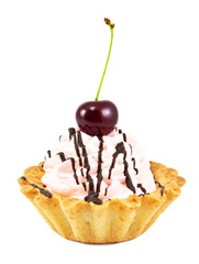 tasty pink cake basket