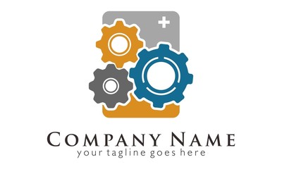 Gear Engine logo vector