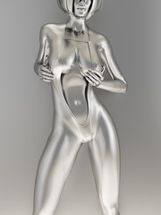 Silver female body